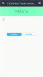 Mobile Screenshot of dominion-env.com